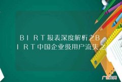 BIRT报表深度解析之BIRT中国企业级用户流失之谜