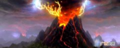 火山爆发喷出了大量炽热的熔岩,会坚持向前推进,毁灭所经之处的 火山爆发怎么