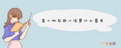 芽儿哟在四川话是什么意思